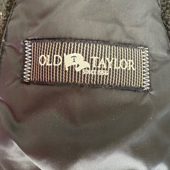 Old Taylor Quilted Barn Chore Jacket Mens Navy European 56 US 46 Corduroy - Picture 2 of 4